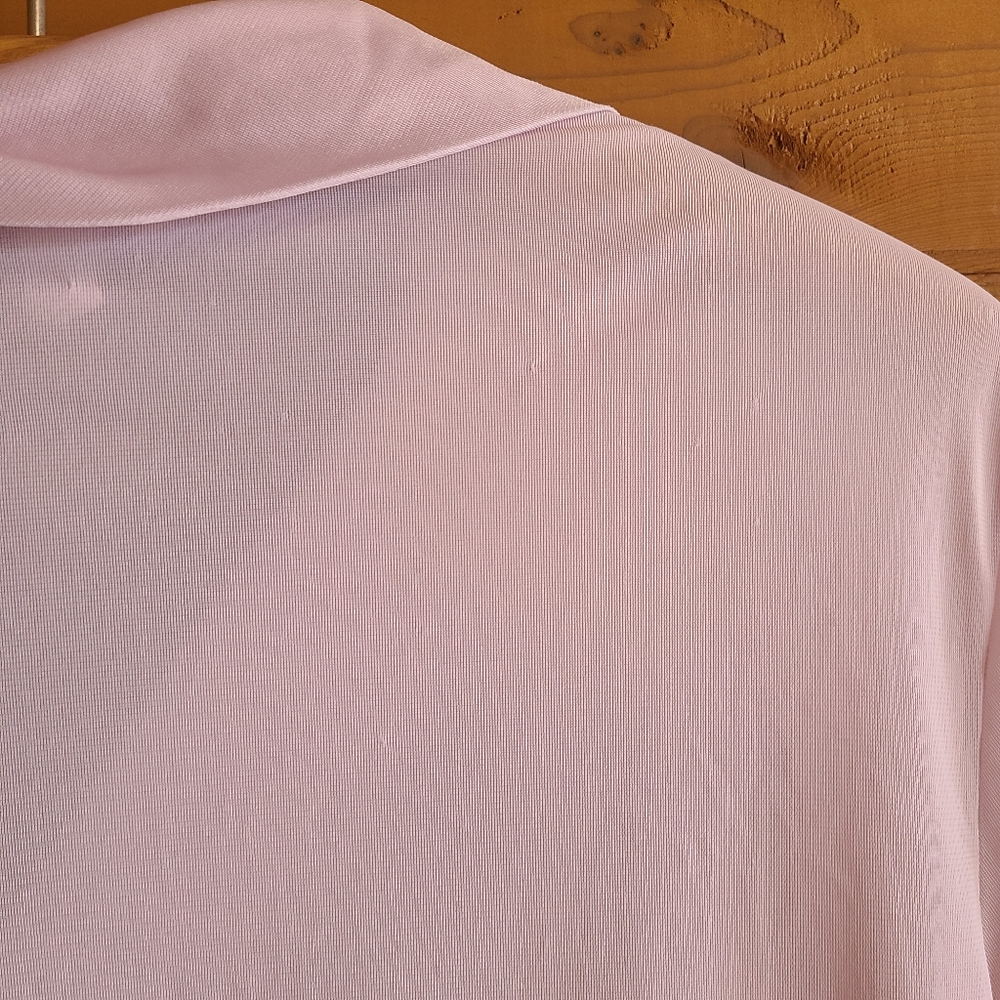 Vintage Vanity Fair Pale Pink Button Front Dressing Nightgown Shirt Medium - Picture 5 of 5